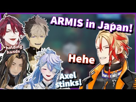 ARMIS time with Axel in Japan is going EXTREMELY WELL!【Holostars EN | Holo ARMIS】