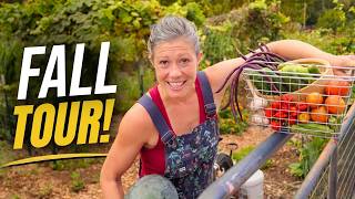 I Ignored My Lazy Garden. It Still Fed Us! | FULL Fall Garden Tour 2026!