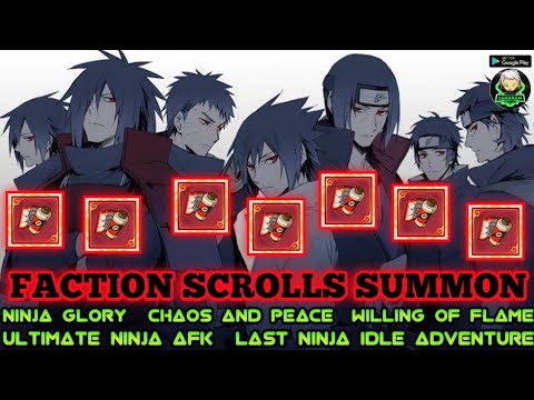 FACTION SCROLLS SUMMON NINJA DUEL | NINJA LEGEND IDLE