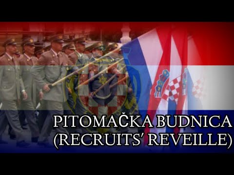 PITOMAČKA BUDNICA! RECRUITS' REVEILLE! (hrvatska domobranska pjesma | Croatian army march)