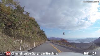 preview picture of video '広島の風景 2014 秋 Part 102 野呂山 2014.11.27. 9/9 車載動画 さざなみスカイライン Scenery of Hiroshima Autumn,Mt Noro,Kure'