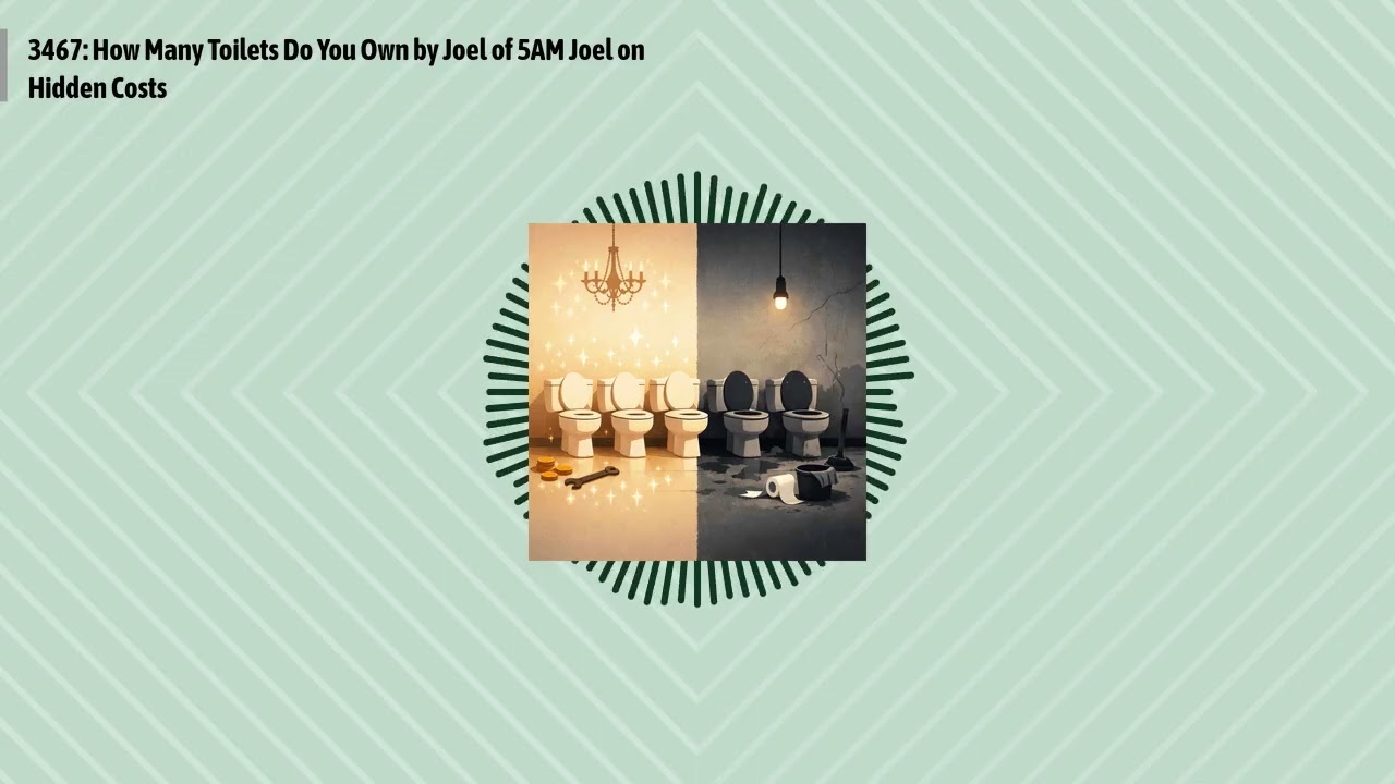 3467: How Many Toilets Do You Own by Joel of 5AM Joel on Hidden Costs | Optimal Finance Daily -...