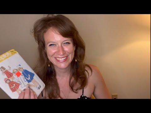 ASMR Vintage Sewing Patterns Whisper