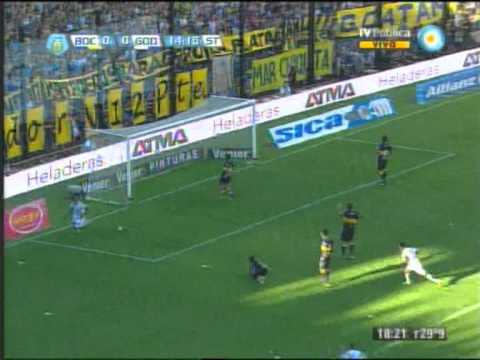 Boca 2 - 1 Godoy Cruz - Fecha 19 Torneo Inicial 2012