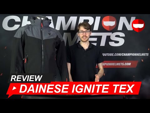 Dainese Ignite Tex Jacket Review - ChampionHelmets.com
