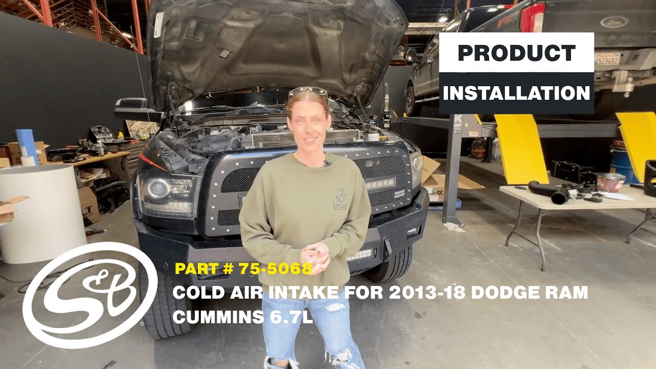 How To Install The S&B Cold Air Intake For The 2013-2018 Dodge Ram Cummins 6.7L