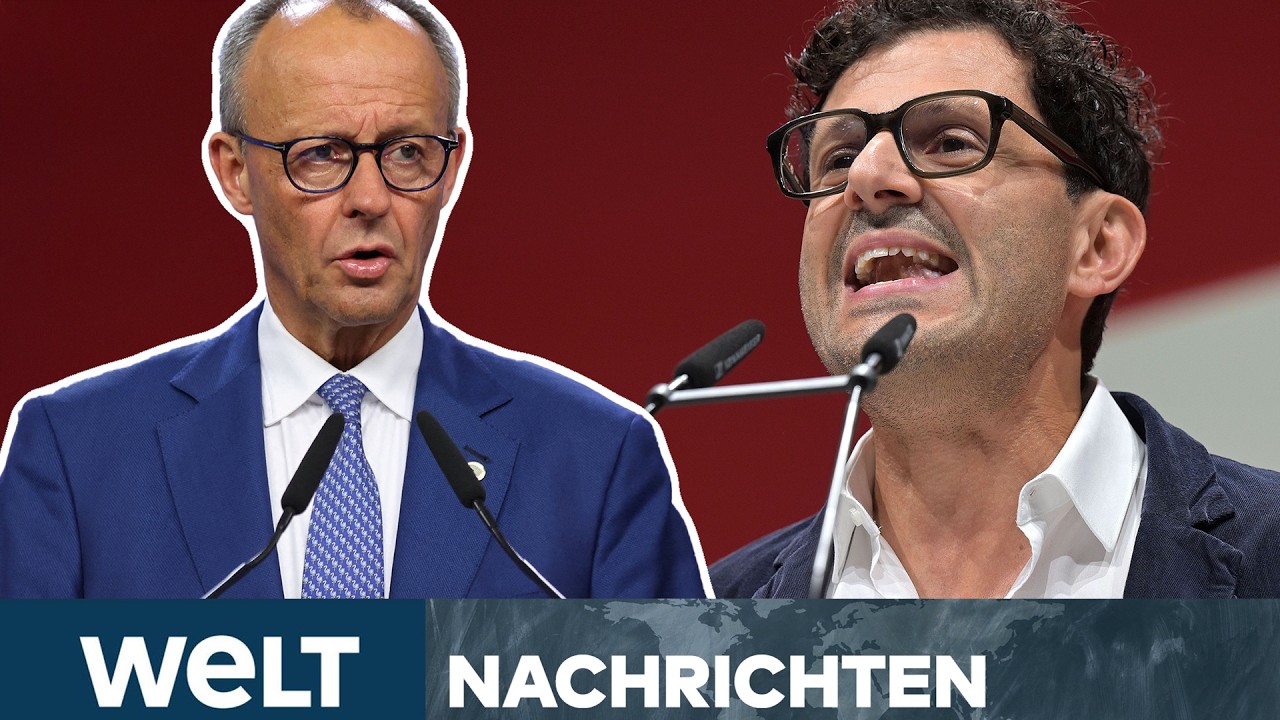 LINKE: Vergleich zwischen CDU und AfD! Neuer Linken-Chef poltert direkt auf Parteitag! | WELT Stream