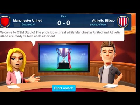 OSM- WINNERS CUP FINAL!. ~ Online Soccer Manager gameplay - YouTube