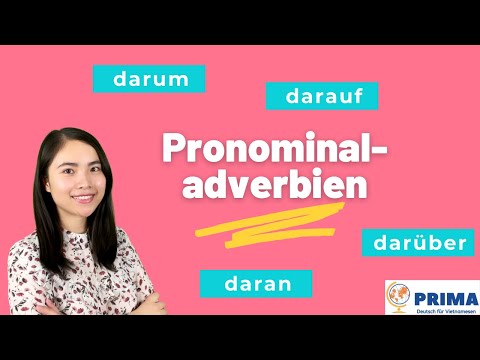 Advérbio pronominal - darauf, daran, darüber? (Niveau B1) I Tam Nguyen