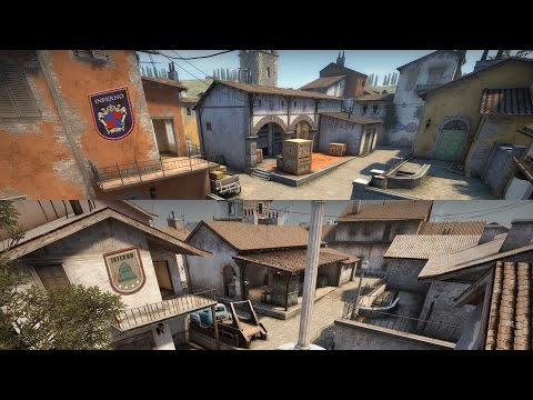 Counter Strike Global Offensive New Inferno Map Vs Old Inferno Map Comparison