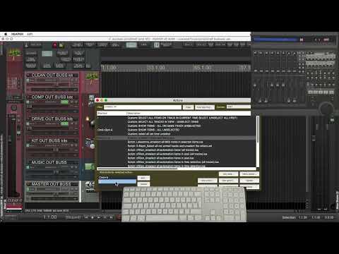 CUSTOM ACTIONS: 2 Unselect tracks and items ALL