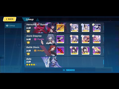 Honkai Impact3 SEA QS Abyss[Redlotus] Heimdall(Fire) 906Pt. 195Eh. HoT/AE/BS