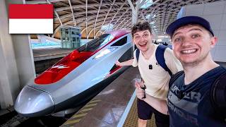 FIRST CLASS Bullet Train From Jakarta to Bandung, Indonesia!