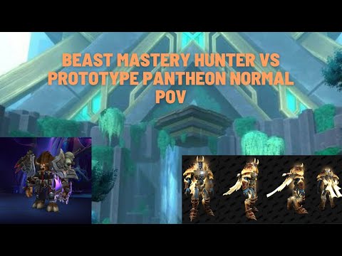 Beast Mastery Hunter Vs Prototype Pantheon Normal PoV 9.2 WoW Shadowland. Sepulcher Of The First One