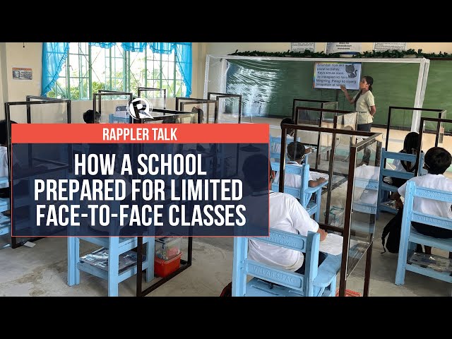 Rappler Talk: How a school prepared for limited face-to-face classes