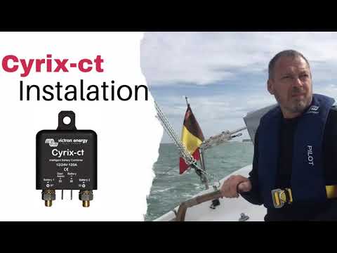 Installation d’un coupleur de batterie Cyrix-ct de Victron Energy