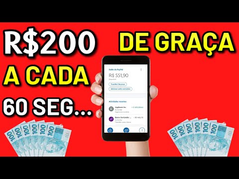 ESSE APP PARA GANHAR DINHEIRO na INTERNET PAGA R$200 A CADA 60 SEGUNDOS de GRAÇA sem parar 🤑