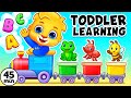 Toddler Learning Colors ABC Kids Songs Educational Videos For Toddlers With Lucas Friends