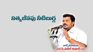 నిత్యజీవపు నీటిబుగ్గ NITHYAJIVAPU NITIBUGGA By sunil kumar