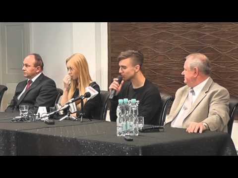 Konferencja Prezydenta Miasta Siedlce Wojciecha Kudelskiego, zespołu PeterBeth i Dariusza Węglewicza