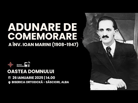 Adunarea anuală a Oastei Domnului în cinstea fratelui Ioan Marini | Săsciori, Alba - 26 ian. 2025