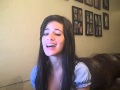 Camila Cabello singing "Skyscraper" 