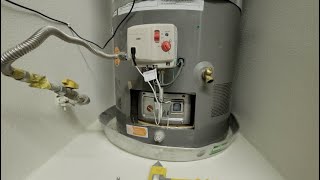 How To Relight Flame & Reset Gas Pilot Light on Electric RHEEM Performance Platinum Water Heater