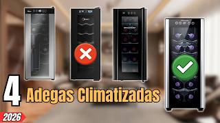 TOP 4 Adegas 12 Garrafas Climatizadas CUSTO BENEFÍCIO Em 2026 | Qual Vale Mais a Pena?