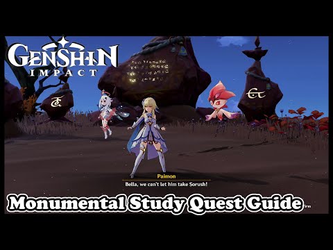 Genshin Impact Monumental Study Quest Guide (All Lost Monument Fragment Locations)