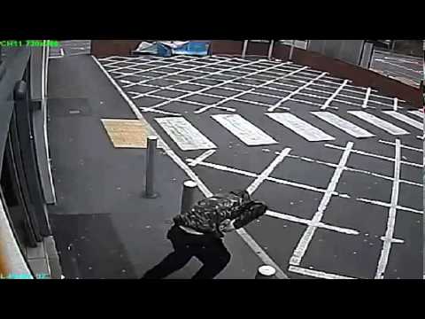 Robber Drops His Loot