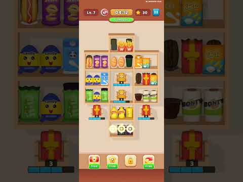 Goods Sort – Level 7 | Oddly Satisfying Sorting! #games #sort #asmr - YouTube