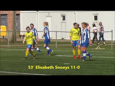 KVC Westerlo Ladies - Zennester Hombeek op 07.04.2018: de goals!