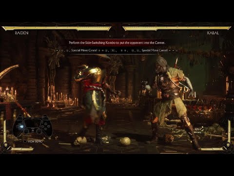 Mortal Kombat 11 combo tutorial raiden kabal