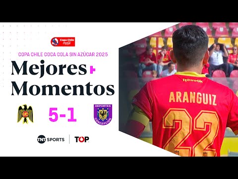 Compacto TOP | 🔴🟡 U. Española 5 - 1 🟣⚪ Dep. Concepción | Copa Chile Coca-Cola Sin Azúcar 2025 🏆