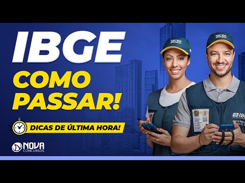 Concurso IBGE - Recenseador, Agente Censitário Municipal e Supervisor - Como Passar