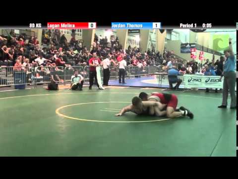 80 KG Logan Molina vs  Jordan Thomas