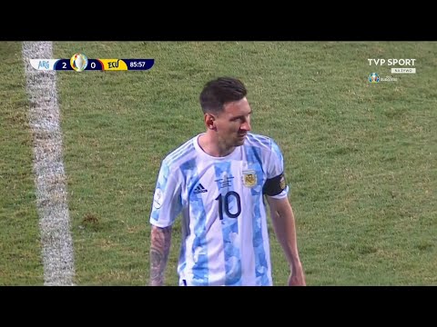 Lionel Messi Vs Ecuador (Copa America) 2021 English Commentary HD 1080i50