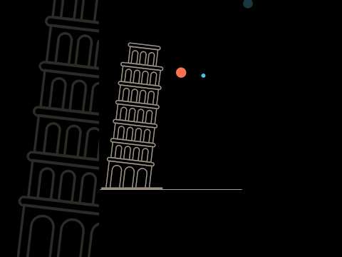 Galileo's legendary experiment of falling bodies