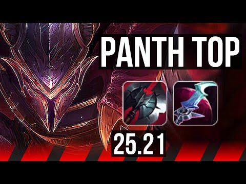 PANTHEON vs URGOT (TOP) | Rank 4, Godlike | EUW Challenger | 25.21