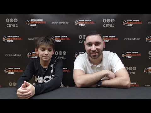CEYBL U14 - Press conference, 3.2.2023, Tigers České Budějovice - Thuringia Select Team