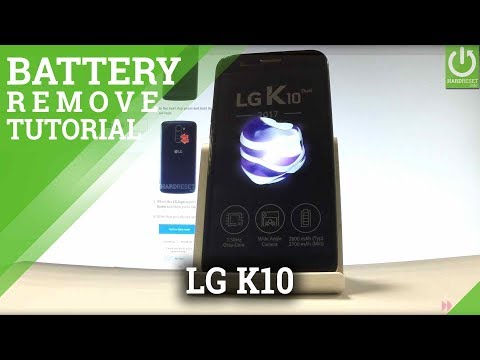 How to Remove Battery in LG K10 (2017) - Force Restart / Soft Reset