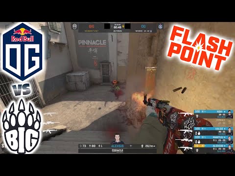 GOD ALEKSIB?!! OG vs BIG * Dust2 - Flashpoint 2 Lower bracket semi-final