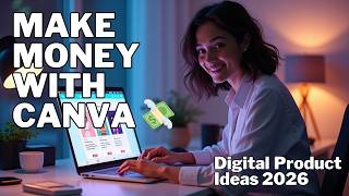 Canva Digital Products Ideas 2026 💸 | How to Make & Sell Templates for Passive Income