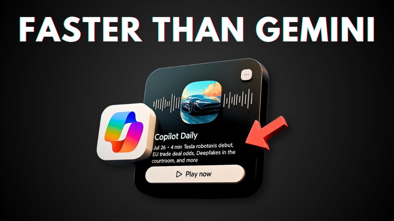 How to Create AI Podcast with Microsoft Copilot (Like NotebookLM)