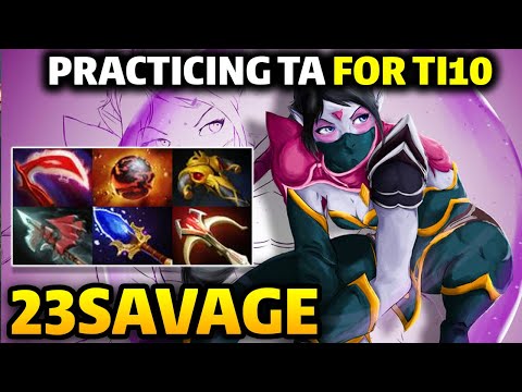 T1.23Savage Practicing Hard for TI10 Already with Templar assassin