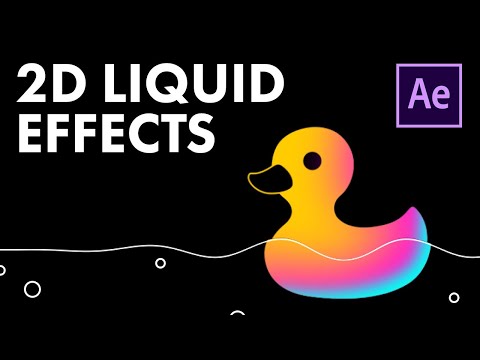 Easy 2D liquid in After Effects Tutorial Water ripple animation