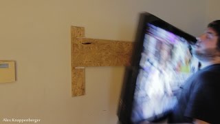 Build a TV Wall Mount for Free  ✔