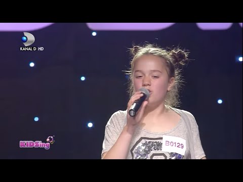 Stefania Bratovici canta Wrecking Ball - Auditii Saptamana 1 - KIDSing 2014