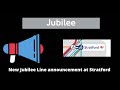 Brand New Jubilee Line 1996TS Announcement At Stratford