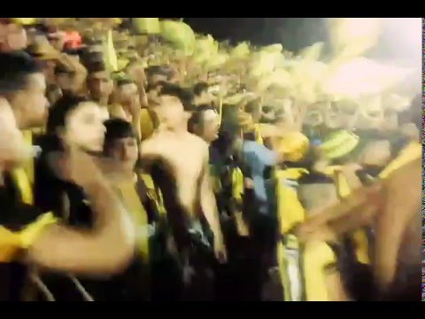 "Entrada De Bombos Y Recibimiento De Peñarol" Barra: Barra Amsterdam &bull; Club: Peñarol